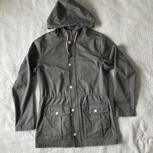 Men’s Hooded, zip-up/button down, Grey Jacket
